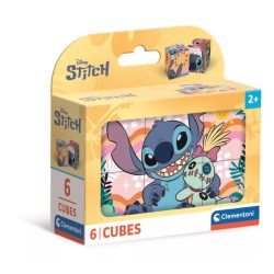 Disney Stitch mesekocka 6 db-os Clementoni