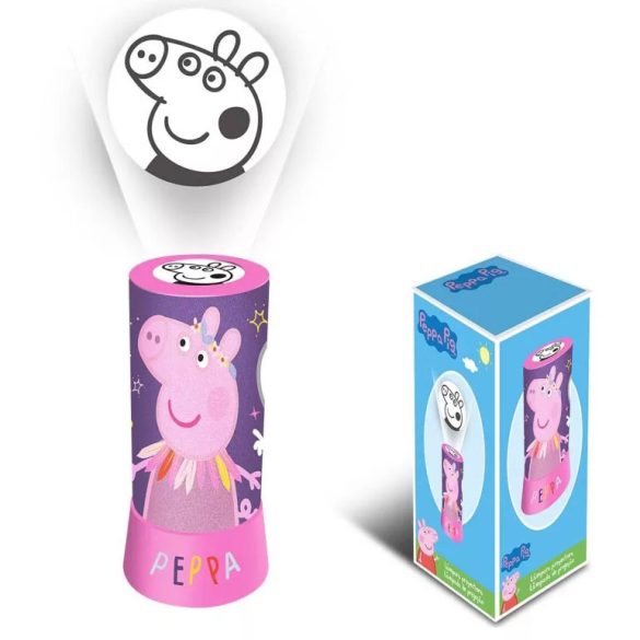 Peppa malac 2 az 1-ben kivetítő, lámpa, éjszakai fény