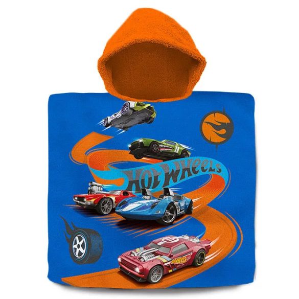 Hot Wheels strand törölköző poncsó