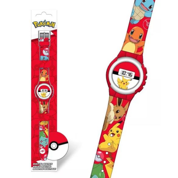 Pokémon digitális gyermek karóra