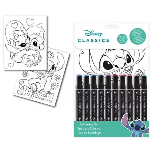 Stitch számos színező