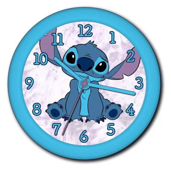 Disney Lilo és Stitch falióra, díszdobozban 