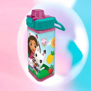 Gabi babaháza square műanyag szívószálas kulacs 500 ml