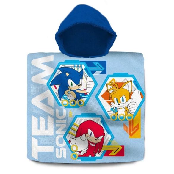 Sonic a sündisznó strand törölköző poncsó
