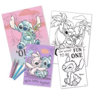 Stitch színező szett