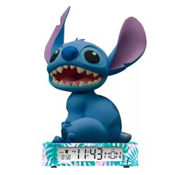 Stitch 3D éjszakai lámpa és ébresztőóra