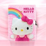 Hello Kitty 3D plüss A5 lakatos napló