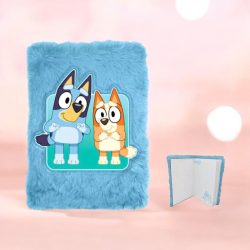 Bluey plüss notesz, jegyzetfüzet