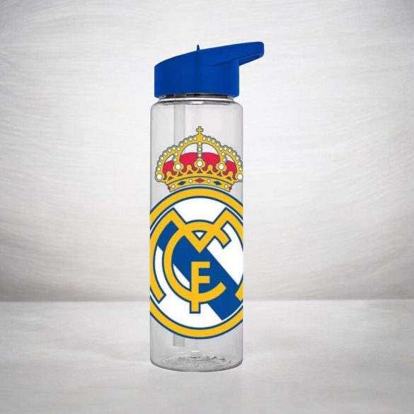 Real Madrid műanyag szívószálas kulacs 600 ml