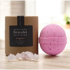 Fürdőbombák drágakő karkötővel 